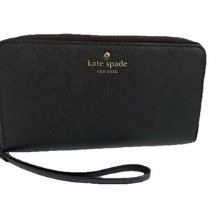 Kate Spade Black Wristlet Wallet